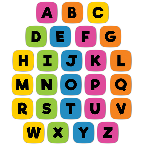 Carson Dellosa Edu-Clings Silicone Set - Alphabet Manipulative 146042